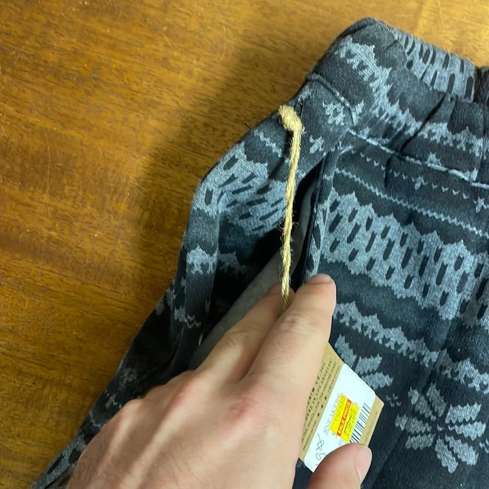 Kennedy Denim Sweatpants Black/Gray Men’s Size Small - Picture 3 of 9